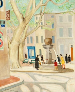 Torget I Cassis by Einar JOLIN