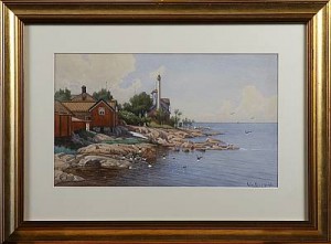 Skärgårdsmotiv by Albert BERG