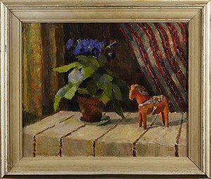 Zinneraria Och Dalahäst by Kalle EKLUND