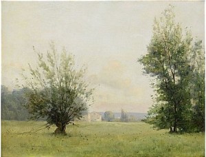 Franskt Sommarlandskap by Gustave MAINCENT - auction artwork with signature