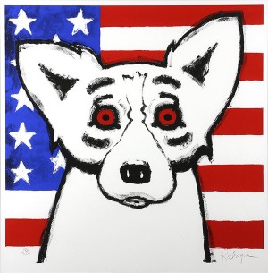 God Bless America by George RODRIGUE - auction artwork with signature