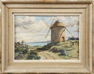 Väderkvarnar by Pierre RAIGHASSE - auction artwork with signature
