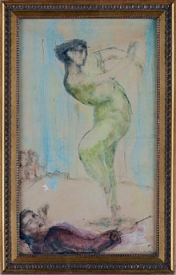 Motiv Av Danserska by Josef HEGENBARTH - auction artwork with signature
