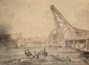 Galärvarvet, Djurgården by Elias MARTIN