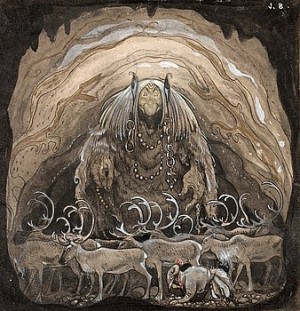 Nilas Offer, Julbocken (ii) by John BAUER