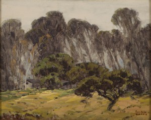 ''windswept'', House In A Wooded Landscape by Samuel Hyde HARRIS