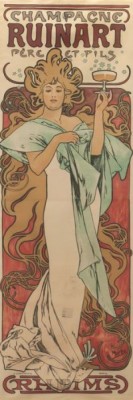 Champagne Ruinart by Alphonse MUCHA