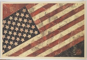 Flag by Shepard ‘Obey’ FAIREY