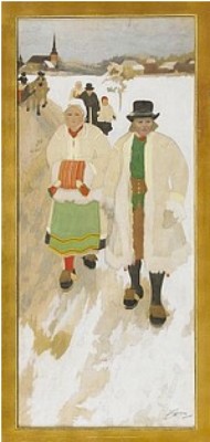 Kyrkfolk by Anders ZORN