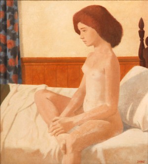 Awakening by Joseph Jeffers DODGE - auction artwork with signature