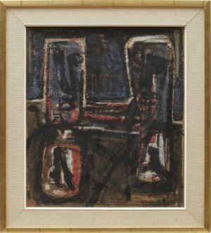 Composition by Erwin De VRIES - auction artwork with signature