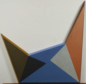 Quad Triangle Hinge by Ronald Wendel ‘Ron’ DAVIS - auction artwork with signature