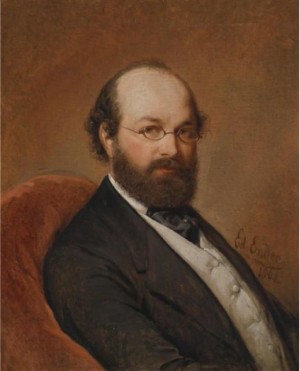 Portrait Of The Court Barrister Dr. Alois Mayer (1834-1897) by Eduard ENDER