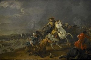 Batalj by Dirck STOOP - auction artwork with signature