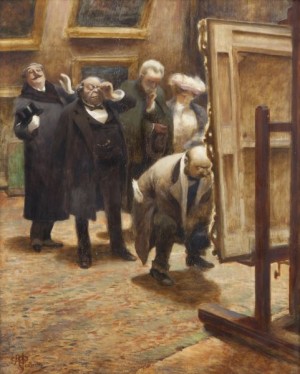 Le Chef D'oeuvre by Albert GUILLAUME - auction artwork with signature