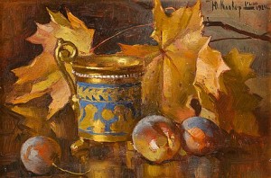 Still Life With Plums And Jug by Julij Julevic The Younger KLEVER