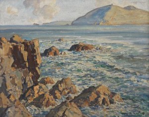 Blasket Islands From Dungin, County Kerry by Maurice Canning WILKS