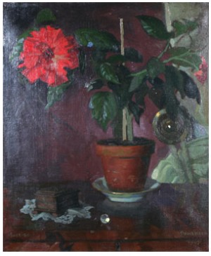 Röd Hibiskus by Oscar KEEN