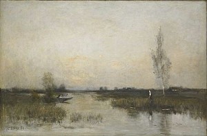 Marsklandskap by Carl Fredrik HILL