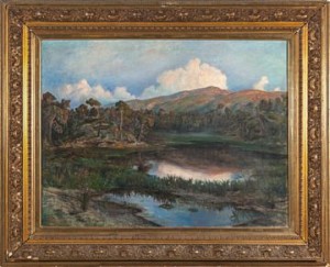 Kveldsstemning Ved Stille Tjern by Otto HENNIG