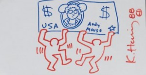 Usa Andy Mouse by Keith HARING