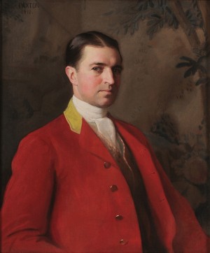 Portrait Of A Prominent Bostonian Gentleman In Riding 'pinks' by William Macgregor PAXTON