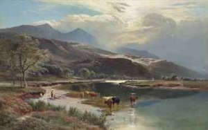 Cader Idris, North Wales by Sidney Richard PERCY