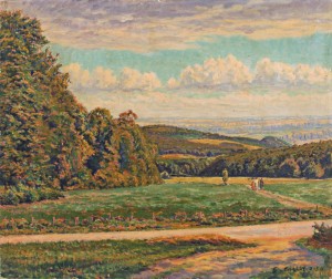 Paysage De Campagne by Gustave Camille Gaston CARIOT