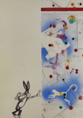 Ohne Titel (bugs Bunny) by Alighiero BOETTI