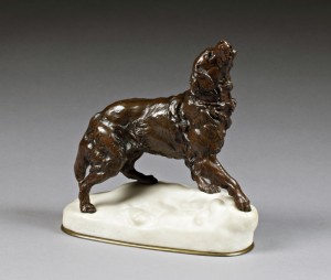 Chien Saint-bernard by Charles VALTON