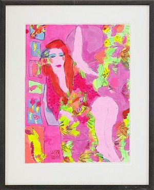 Sittande Modell by Walasse TING