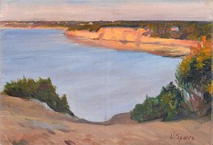 Evening Landscape by Louis SPARRE