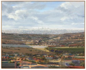 Downtown L.a. Seen From Beachwood Canyon by Larry COHEN