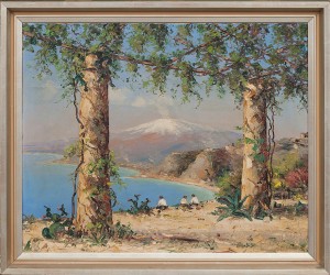 Sicilien Taormina by Carl Christian BOWEDT