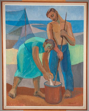 Väckelse by Olli REIMAN - auction artwork with signature