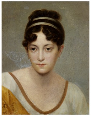 Portrait Of A Young Woman. by Aleksei Egorovich EGOROV