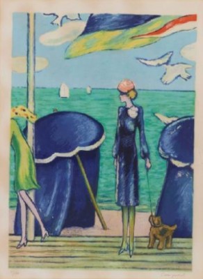 Elegante à Deauville by Jean-Pierre CASSIGNEUL