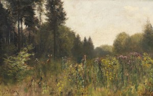 Waldlichtung Mit Reh by Ludwig Gustav VOLTZ - auction artwork with signature