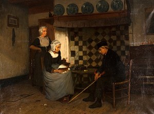 Interior by Hendrik VALKENBURG - auction artwork with signature