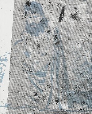 Héros D Opera, Gris-bleu, 1989 by Martin Von OSTROWSKI - auction artwork with signature