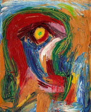 Röd Figur by Asger JORN