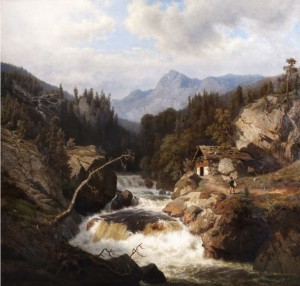 Am Gebirgsbach by Leonhard RAUSCH - auction artwork with signature