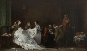The Wedding Dress by Frederick Daniel HARDY