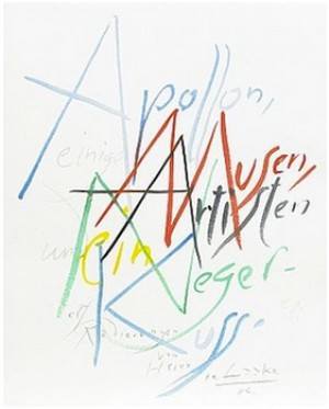 Apollon, Einige Musen, Artisten Und Ein Negerkuss, 11 Etchings by Heinz Te LAAKE