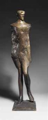 Man With Goggles by Elisabeth FRINK