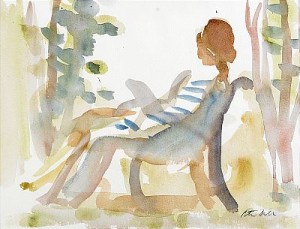 I Trädgården by Peter DAHL