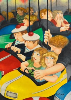 Bumper Cars by Beryl COOK