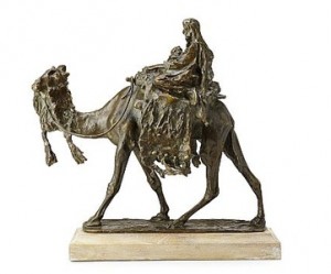 Kamelryttare by Ernesto BAZZARO - auction artwork with signature