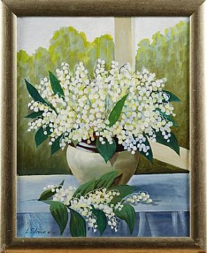 Liljekonvalj by Lena STRUWE - auction artwork with signature