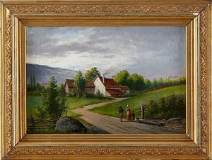 Landskap Med Figurer by Johan Axel FORSSMAN